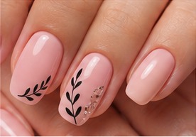 Nail art για καθημερινό minimal στυλ